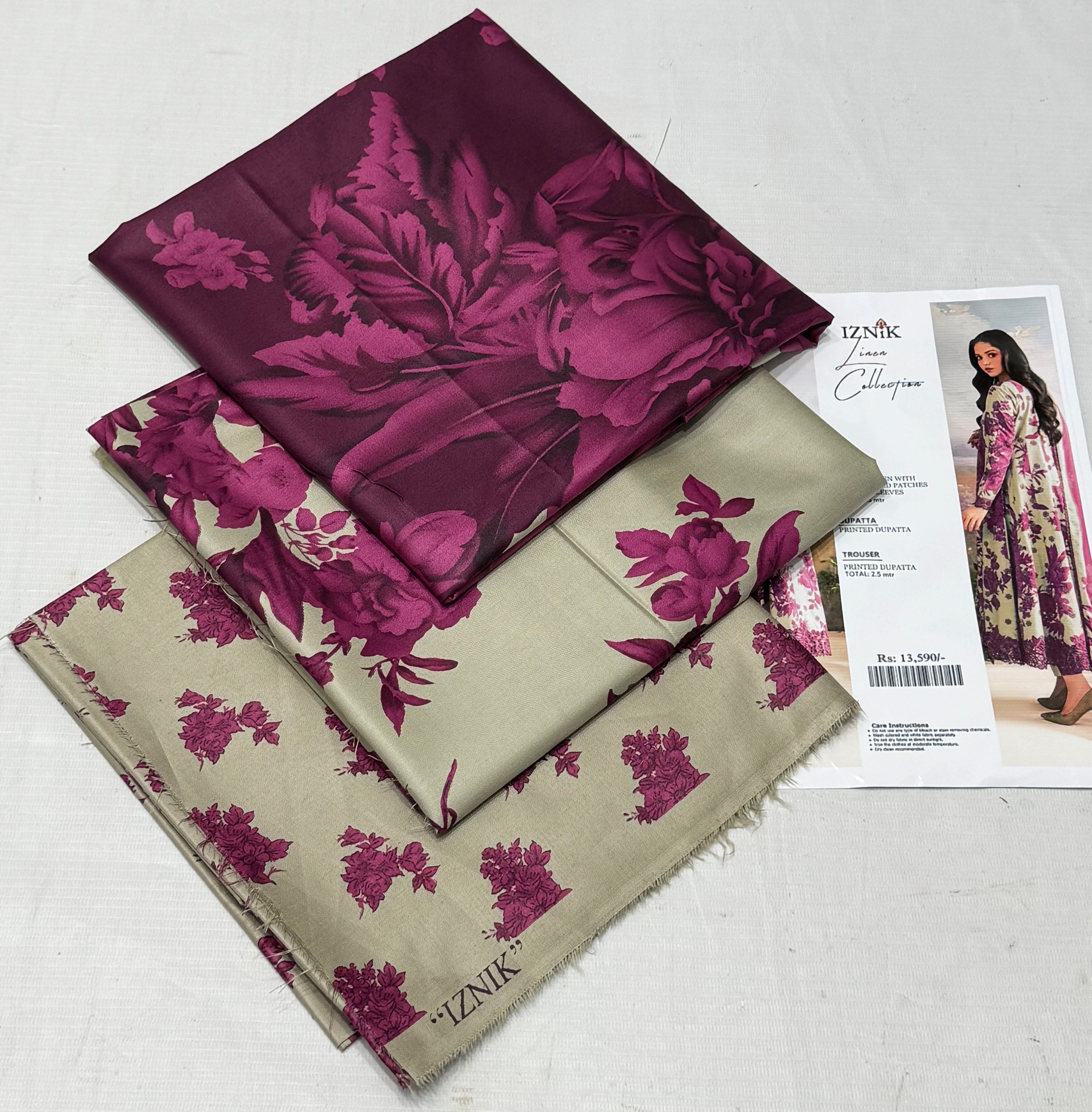 Linen 3pc Print