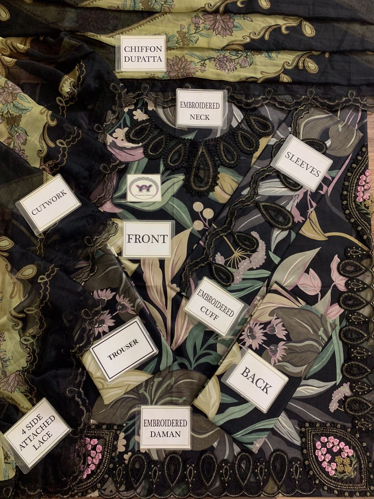 Baroque Embroidery 3-Piece Lawn