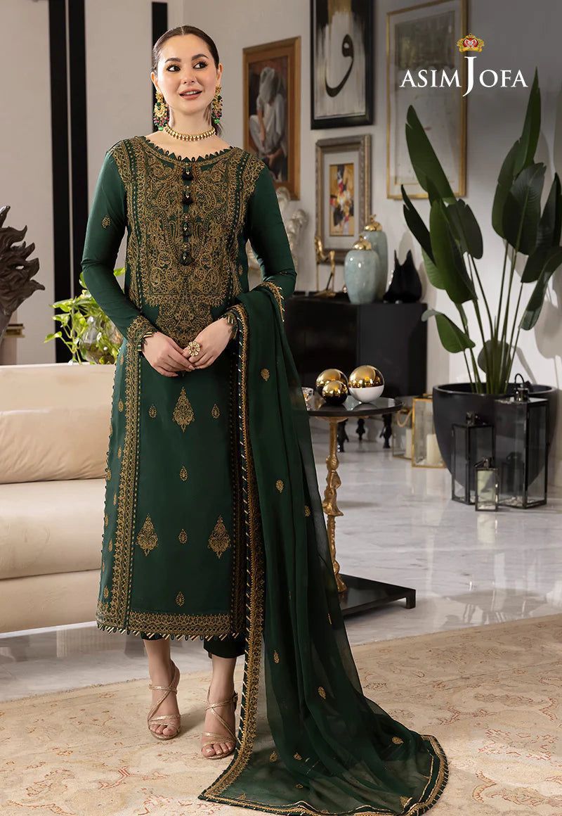 Asim Jofa – 3pc Winter Suit | Code 800
