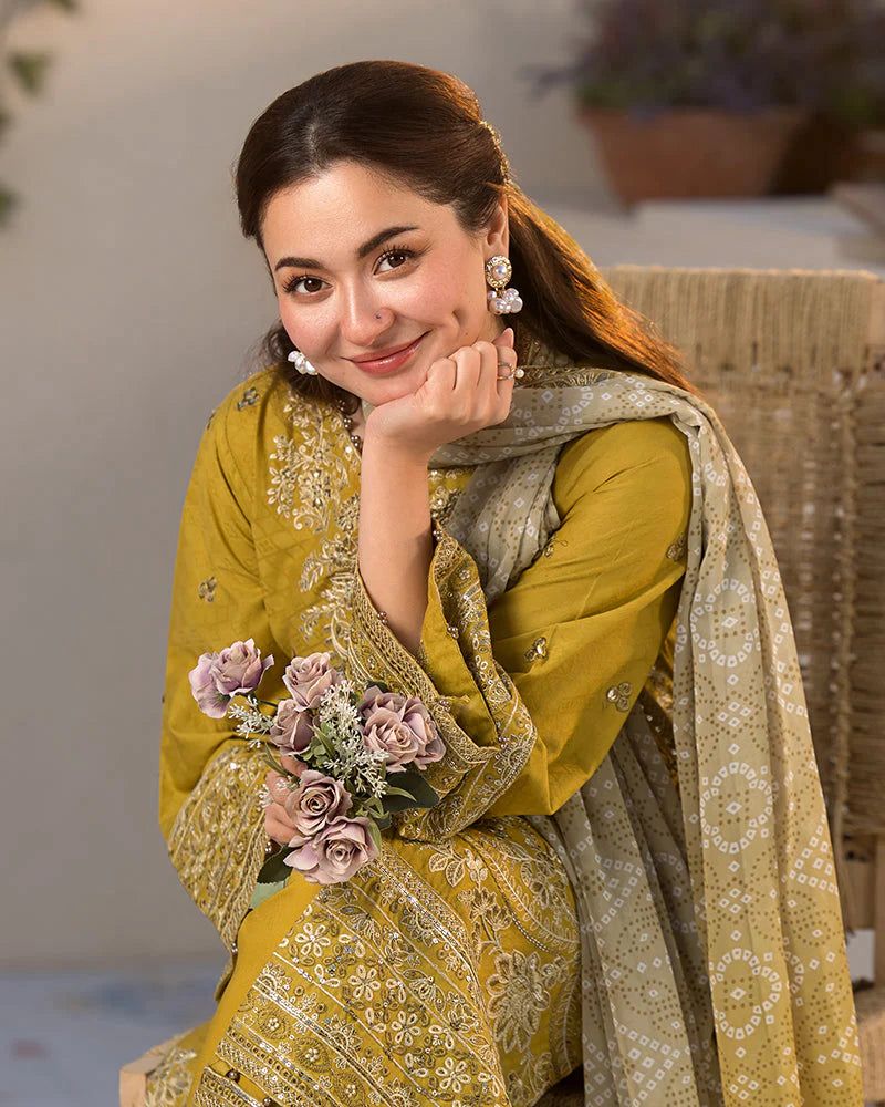 QALAMKAR – 3 Piece Lawn Summer Casual Collection (Code: 998)
