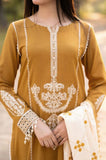 Zara Mustard – 3pc Winter Suit | Code 7185