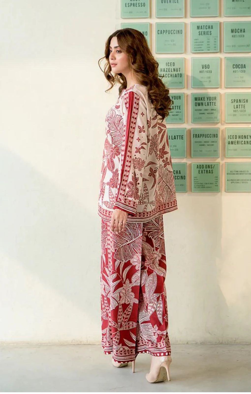Co-Ord Digital Printed Lawn 2pc