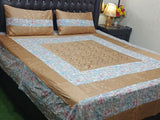 Exquisite Embroidered Patch Work King Size Bed Sheets