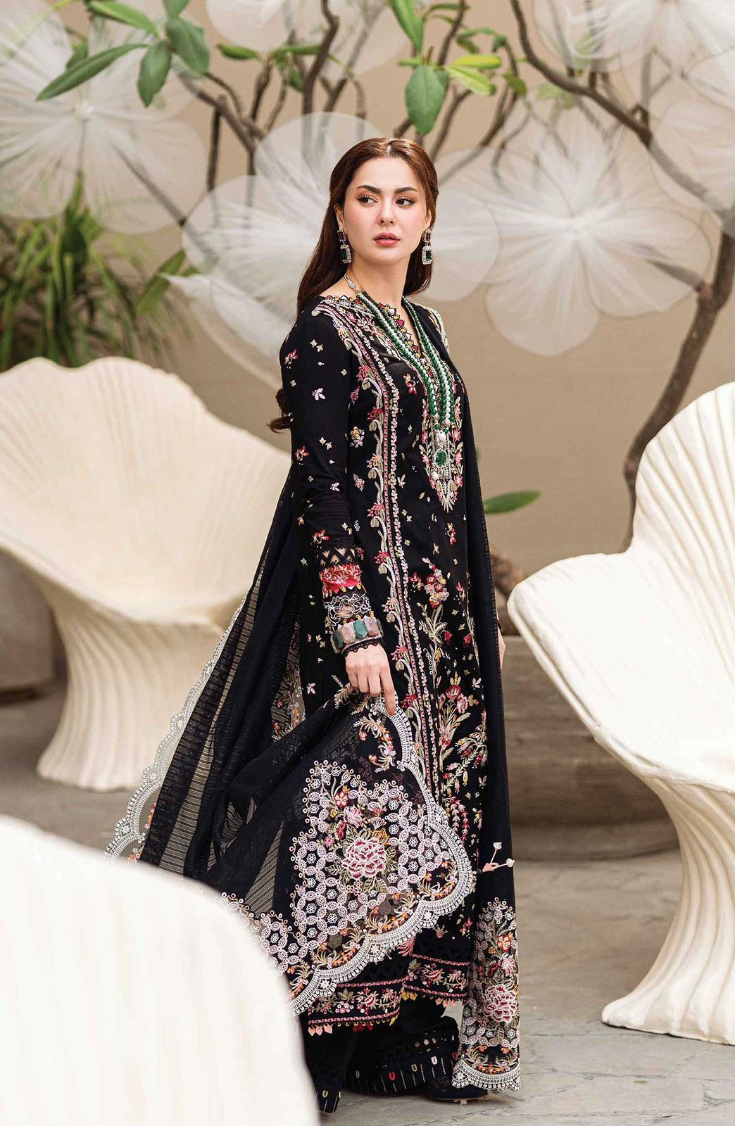 QALAMKAR 3pc Summer Casual Collection - Code:AZ-PH001