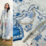 IZNIK – 3 Piece Zari Effect Lawn Summer Eid Collection (Code: PE001)