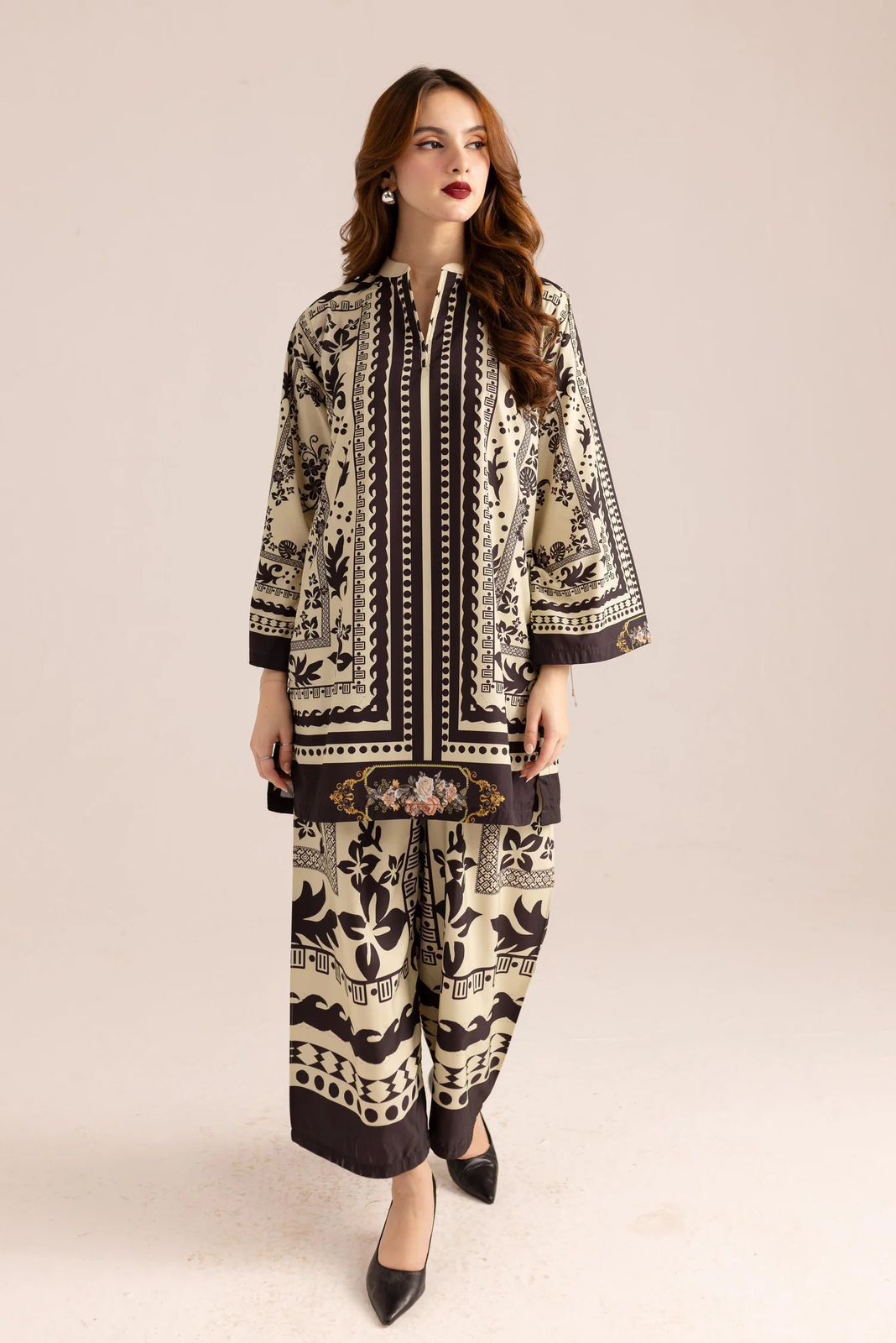 Co-Ord Digital Printed Lawn 2pc