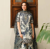 Hania Aamir Hit Code with Chiffon Dupatta