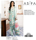 ASFA NABEEL 3pc Summer Eid Collection – Code: PE004