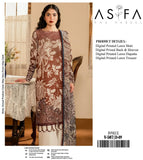 ASFA NABEEL 3pc Summer Eid Collection – Code: PE005
